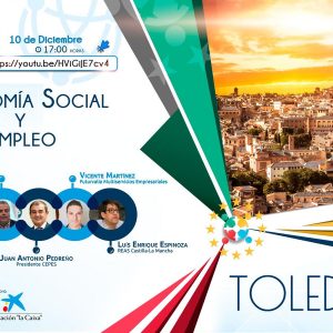 a economía social y el empleo a debate en el tercer seminario web con motivo de la Capitalidad Europea de Toledo