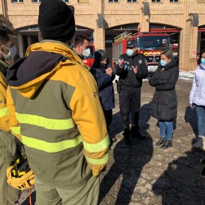 na brigada más del Ejército, con 123 efectivos, se suma este lunes a las labores de limpieza y retirada de nieve en Toledo