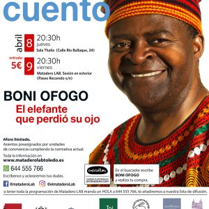 “El elefante que perdió su ojo” – Cuentos para adultos con Boni Ofogo