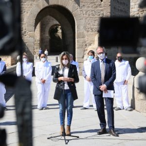 l Ayuntamiento de Toledo y Fundación Montemadrid ponen en marcha la Escuela de Empleo para restaurar el torreón medieval del puente de Alcántara