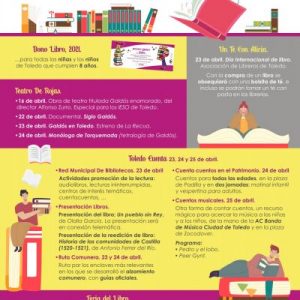 rograma de actividades  #Toledo Lee ¡Fomenta la lectura!