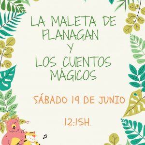 Cuentacuentos de La maleta de Flanagan, con Ana de la Nube