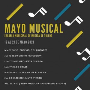 a Escuela Municipal de Música Diego Ortiz ofrece ‘Mayo Musical’ y mantiene abiertas las preinscripciones hasta el 28 de mayo