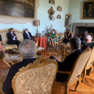 a alcaldesa traslada a empresarios italianos y españoles en Roma las oportunidades de Toledo como ciudad estratégica
