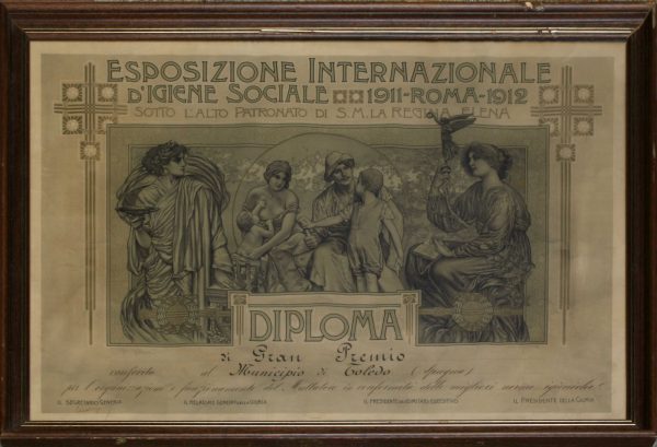 1911 - Reconocimiento de la Esposizione Internazionale d'Igiene Sociale por el funcionamiento del matadero municipal