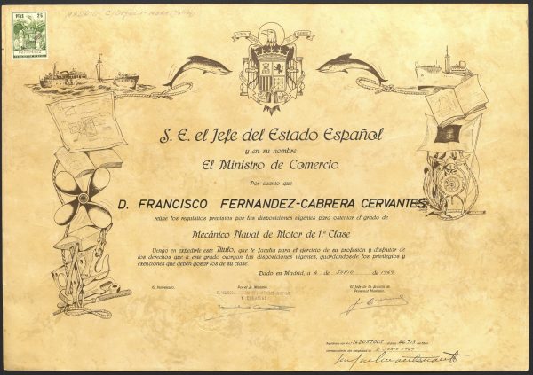 1969-06-04 - Francisco Fernández-Cabrera Cervantes