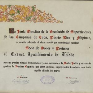 ueva exposición: Títulos y otros diplomas toledanos (1782-2019)