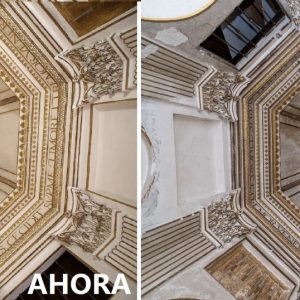ilagros Tolón conoce la última intervención del Consorcio de Toledo en la capilla del Convento de Carmelitas Descalzas