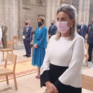a alcaldesa asiste en la Catedral de Santiago de Compostela a la misa y ofrenda nacional al Apóstol en el Año Santo Compostelano