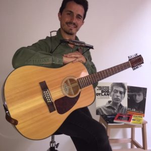 Concierto tributo Bob Dylan por Jesús Romero Bravo. Biblioteca de Castilla-La Mancha
