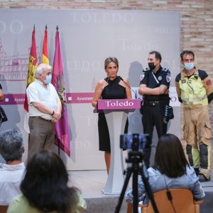a alcaldesa informa del dispositivo frente a la alerta meteorológica por la DANA y pide precaución ante el aviso de nuevas tormentas