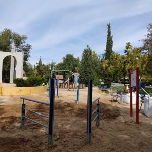 l Ayuntamiento mejora el área de elementos biosaludables del Parque de las Tres Culturas con una nueva ubicación