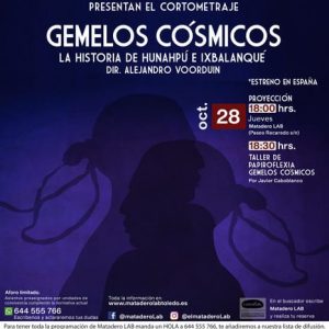 Proyección cortometraje: Gemelos Cósmicos