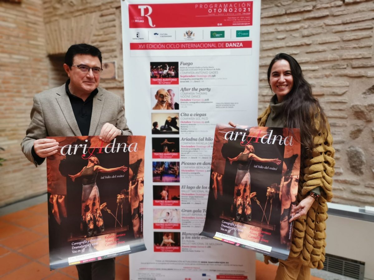 Ayuntamiento Toledo Toledo ofrece domingo “Ariadna (al hilo del flamenco de primer nivel dirigido e por Rafaela Carrasco