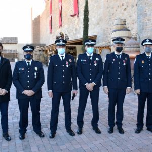 iete agentes de la Policía Local de Toledo son reconocidos por su trayectoria, actuación meritoria o permanencia