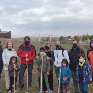 yuntamiento y ARBA Toledo inician la reforestación de Fuente del Moro con la plantación de 200 árboles