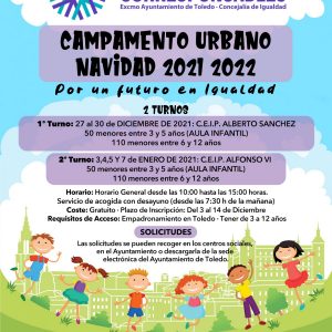 CAMPAMENTO URBANO NAVIDEÑO “POR UN FUTURO EN IGUALDAD”