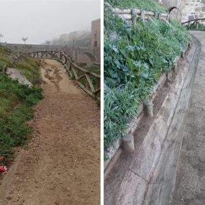 l Plan de Empleo interviene en la Senda Ecológica y el entorno del Puente de Alcántara para su limpieza y adecentamiento