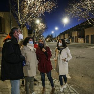 ilagros Tolón destaca en Azucaica la apuesta por un alumbrado “más moderno, eficiente y de menor consumo”