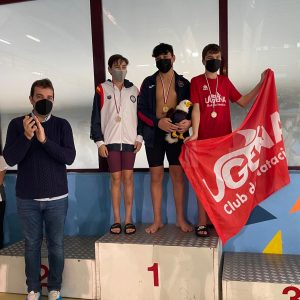 a piscina municipal cubierta del Salto del Caballo acoge el Campeonato Provincial de Natación de Invierno