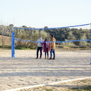 l barrio de Valparaíso estrena pista de vóley-playa atendiendo a una demanda vecinal