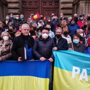 oledo canta por la paz y la convivencia a propósito de la invasión rusa en Ucrania