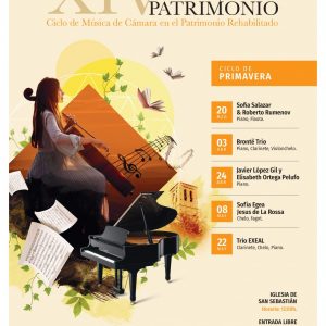 XIV JORNADAS DE MÚSICA Y PATRIMONIO. Javier López Gil y Elisabeth Ortega Pelufo: piano