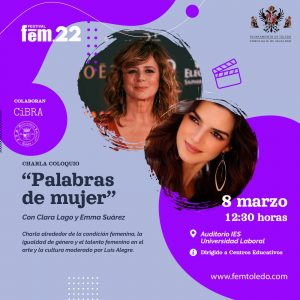 harla-coloquio “Palabras de mujer” con las actrices Clara Lago y Emma Suárez.