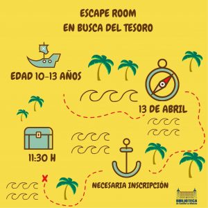 Escape room. En busca del tesoro