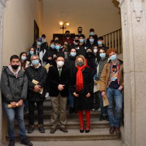 lumnos del IES Sefarad visitan y conocen el Ayuntamiento a través del programa ‘Toledo Educa’