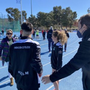 a alcaldesa respalda el Campeonato de España de Promesas Paralímpicas de Atletismo celebrado en Toledo
