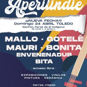l Festival de Música ‘Aperitindie’ cambia de fecha por la previsión de lluvia y se celebrará el domingo 24 de abril