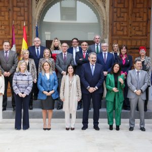 a alcaldesa y vicepresidenta de la FEMP asiste a la recepción de la ministra de Sanidad a su llegada al Consejo Interterritorial de Sanidad que se ce