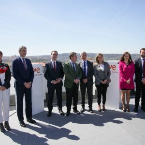 a alcaldesa felicita a RTVE por poner a Toledo en la vanguardia de la tecnología audiovisual  