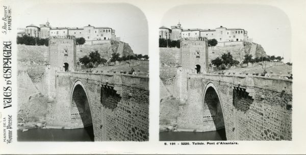 02 - 20885 o 20886 - Alois Beer - Toledo. Puente de Alcántara