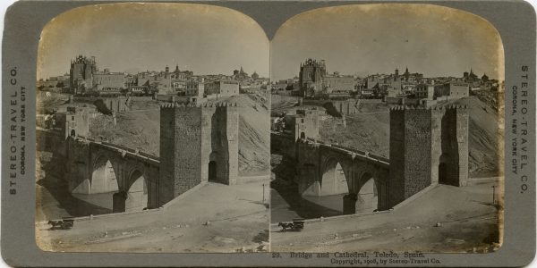 02 - 29 - STEREO TRAVEL - Puente de San Martín y San Juan de los Reyes, Toledo, España