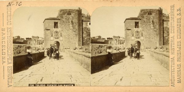 05 - 738 - SOCIEDAD ESTEREOSCÓPICA ESPAÑOLA - Toledo. Puente San Martín