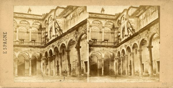 07 - 109 - Eugène Sevaistre - Interior del Alcázar en Toledo