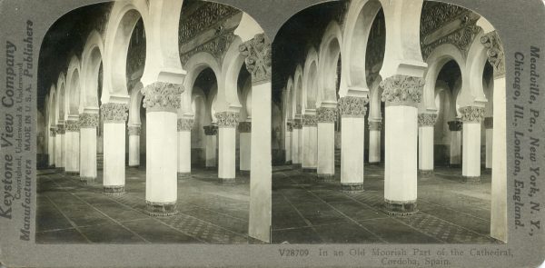 09 - V28709 - KEYSTONE_UNDERWOOD - Interior de la Sinagoga de Santa María la Blanca de Toledo
