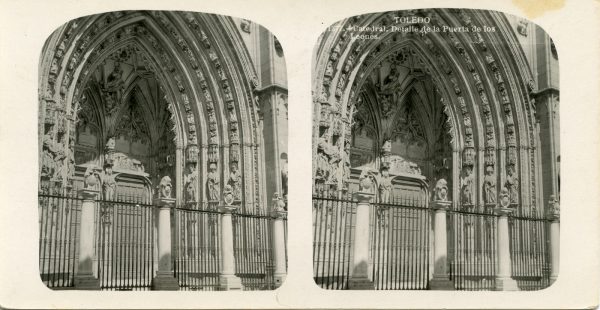 10 - 1377 - VARA Y LÓPEZ - Toledo - Catedral. Detalle de la Puerta de los Leones