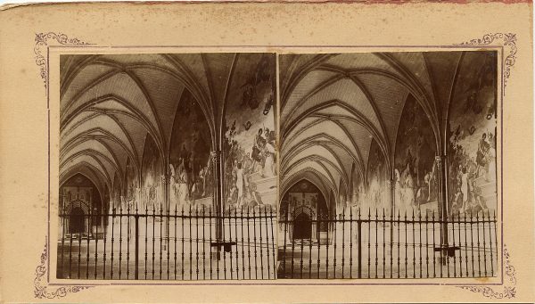 12 - Fotógrafo aficionado - Nave del claustro de la Catedral de Toledo con la puerta de la Capilla de San Blas al fondo