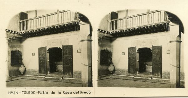 14 - MARTIN - Toledo. Patio de la Casa del Greco