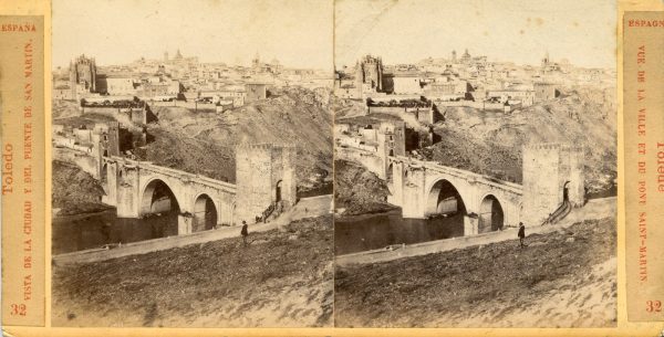 15 - 32 - Ernest Lamy - Vista de la ciudad y del Puente de San Martín