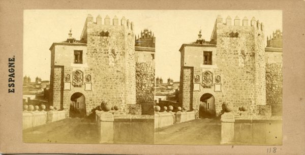 16 - 118 - Eugène Sevaistre - Puerta exterior del puente de San Martín en Toledo