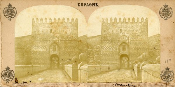 17 - 119 - Eugène Sevaistre - Puerta exterior del puente de San Martín en Toledo