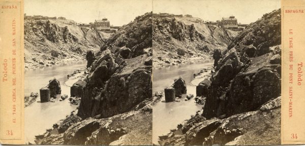 18 - 34 - Ernest Lamy - El Tajo cerca del Puente de San Martín