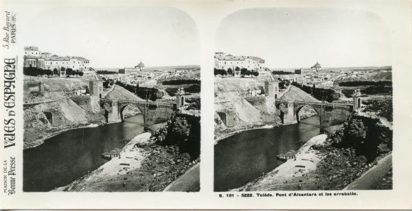 20 - 20905 bis - Alois Beer - Toledo. Puente de Alcántara y los arrabales