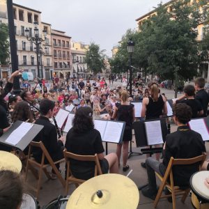 a Plaza de Zocodover acoge una propuesta excepcional del Festival Ensamble Clarinetes 2022