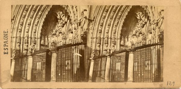 27 - 129 - Eugène Sevaistre - Puerta de los Leones en la Catedral de Toledo