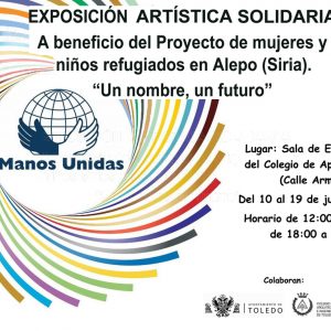 Exposición artística solidaria “Un nombre, un futuro”